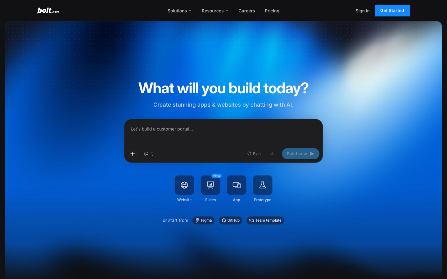 Screenshot of Bolt