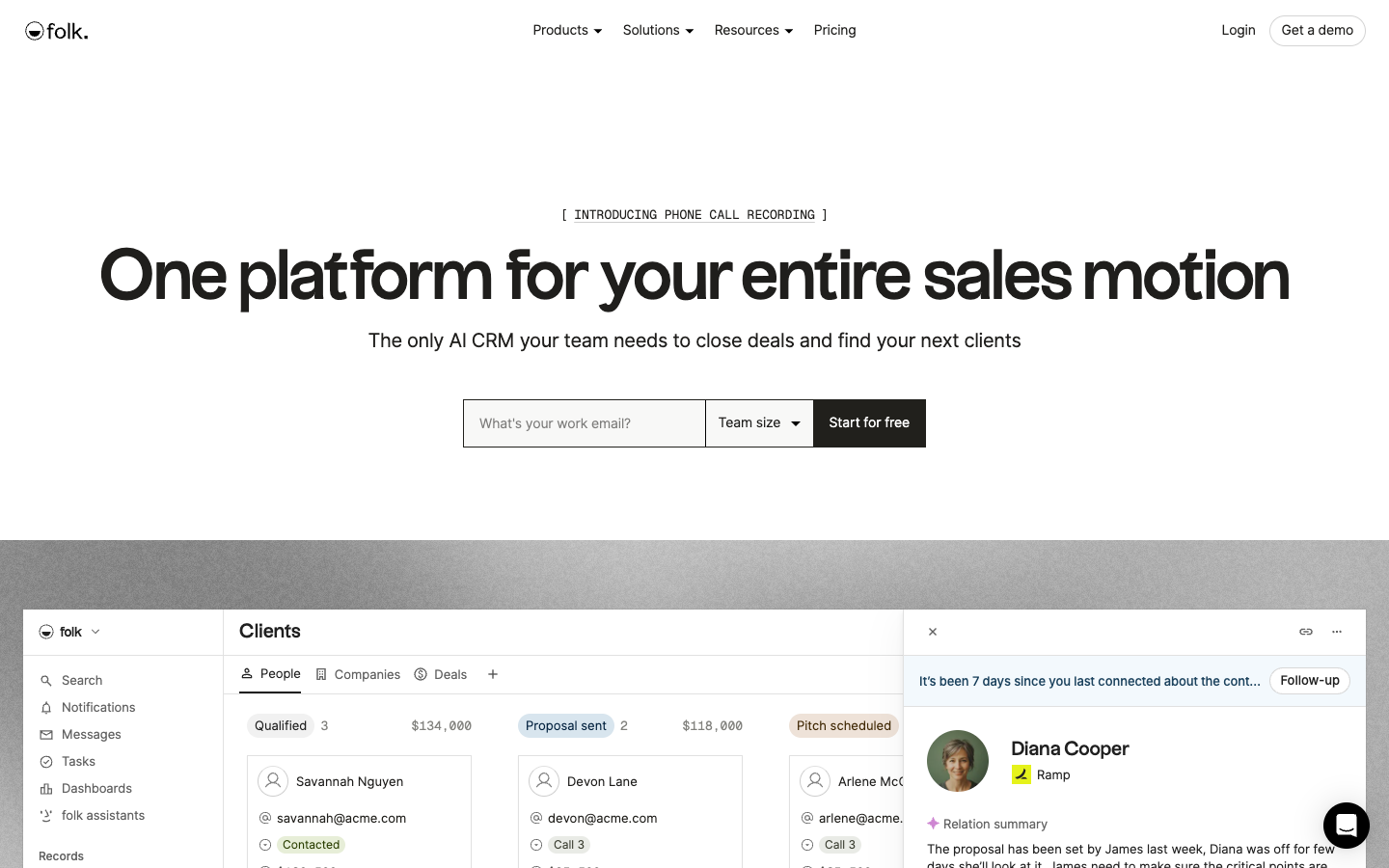 Screenshot of folk