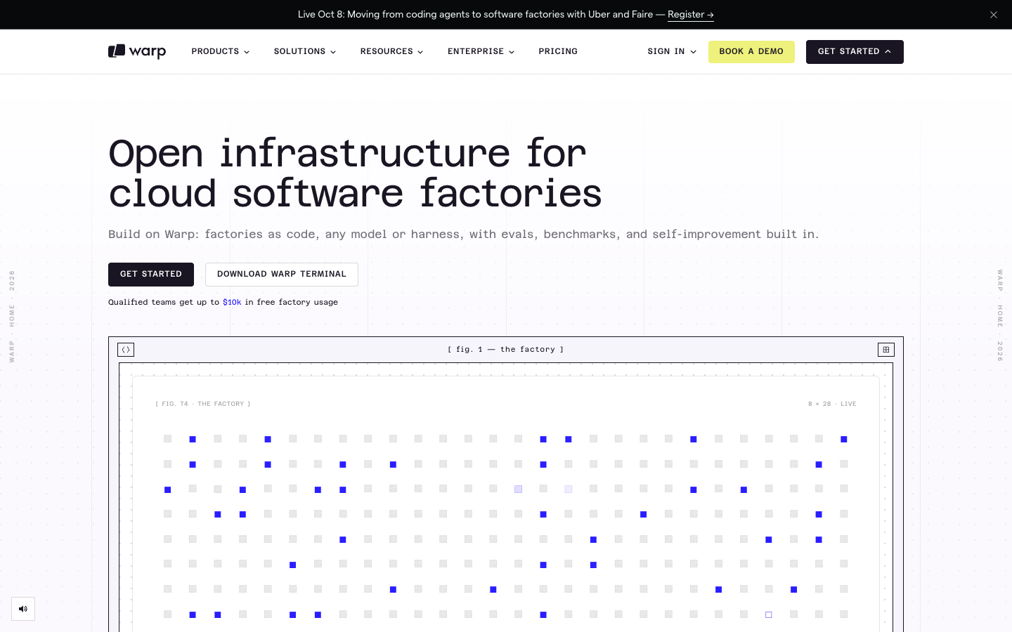 Screenshot of Warp
